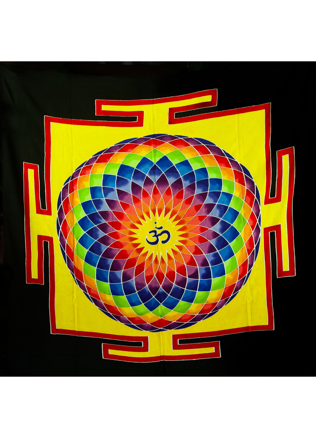 PANÔ GEOMETRIA SAGRADA MANDALA OM – DECORAÇÃO ESPIRITUAL E SIMBÓLICA